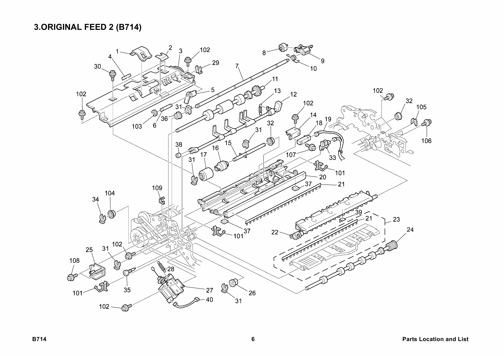 RICOH Options B714 AUTO-REVERSE-DOCUMENT-FEEDER-DF82 Parts Catalog PDF download-2